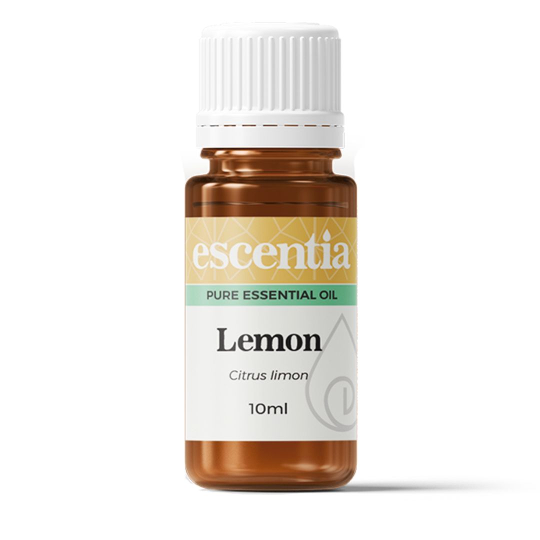 Escentia Lemon Essential Oil bottle