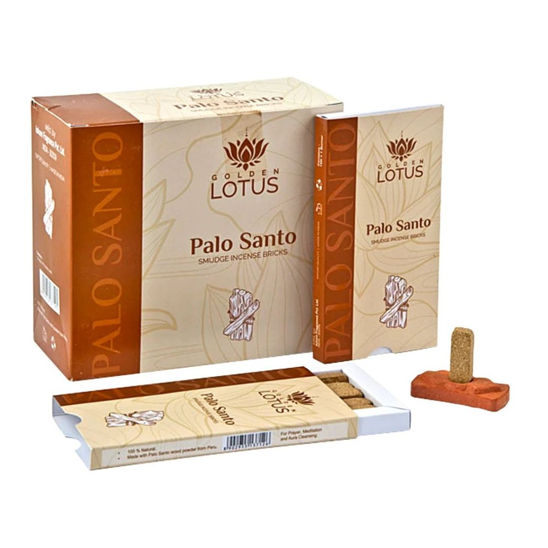 Golden Lotus Incense Bricks – Palo Santo