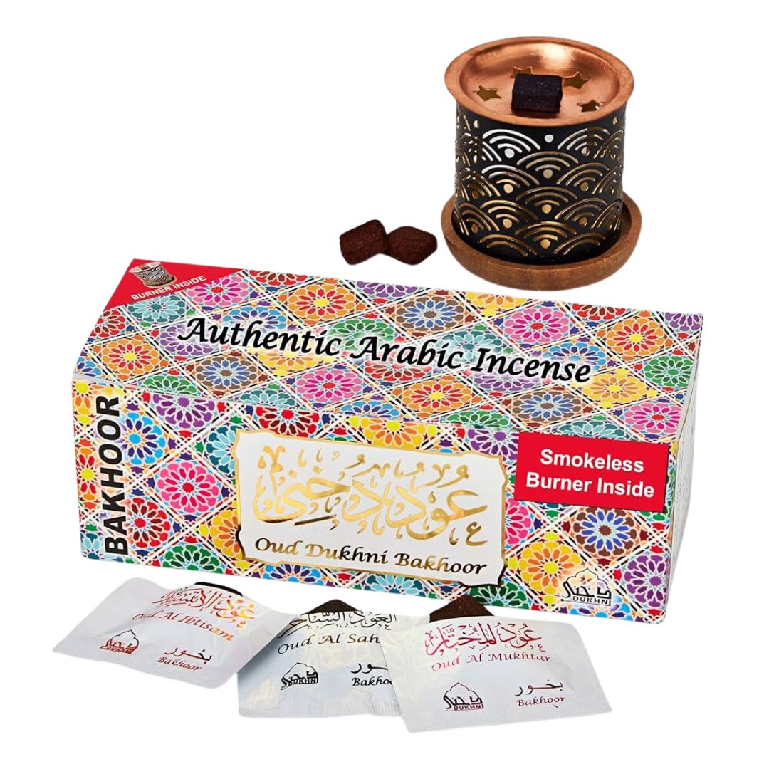 Oud Bakhoor Variety Box & Dukhni Gift Pack