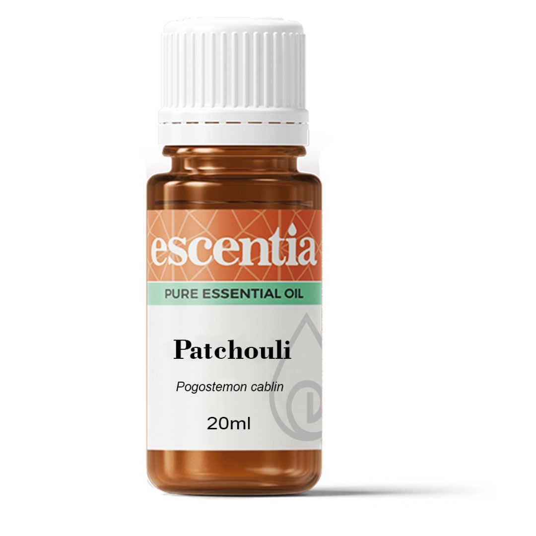 Escentia Patchouli Essential Oil Bottle