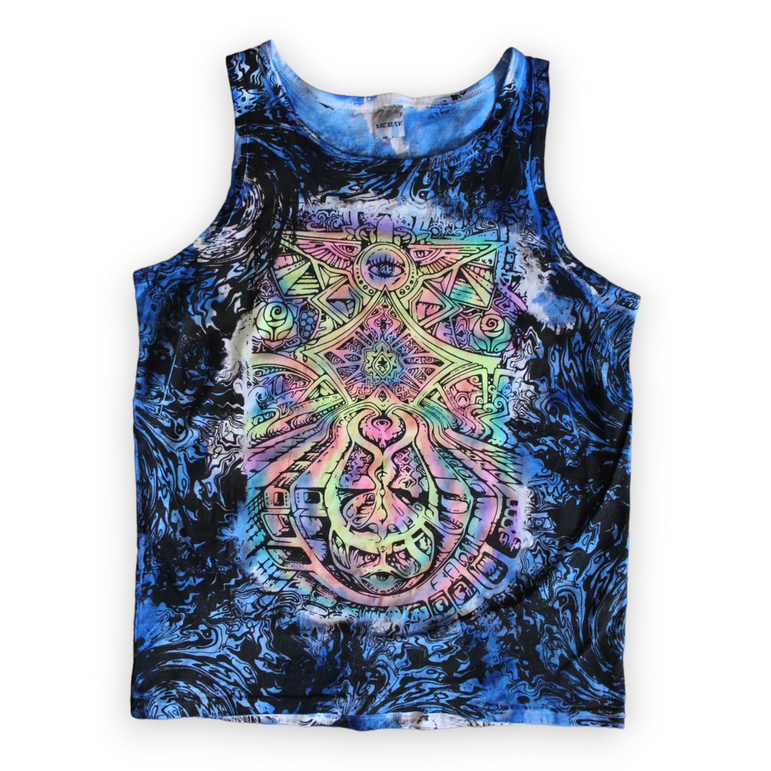 Cosmic mandala tie dye shirt 