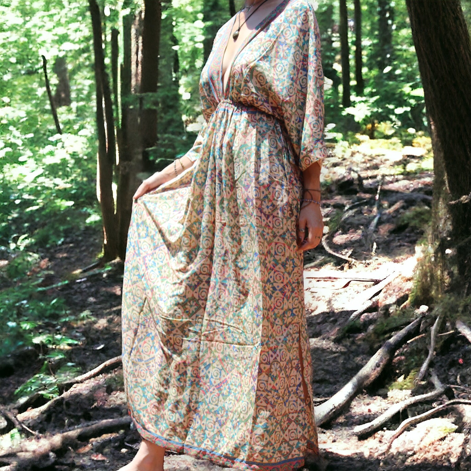 Ethereal Elegance Boho Dress - Luxurious Bohemian Style for Women in Cape Town and Gauteng, South Africa