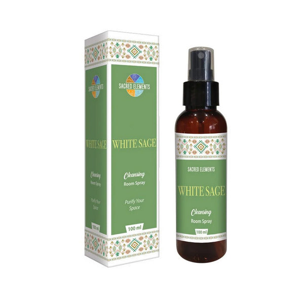 Sacred Elements White Sage Cleansing Room Spray - Purify Your Space with Ethically Sourced Sage Essence