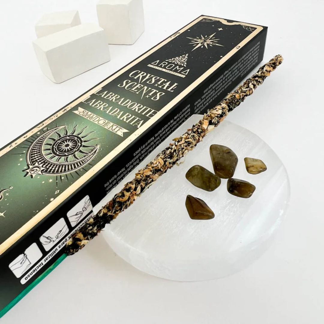 Aroma Labradorite Crystal Scents Incense Sticks