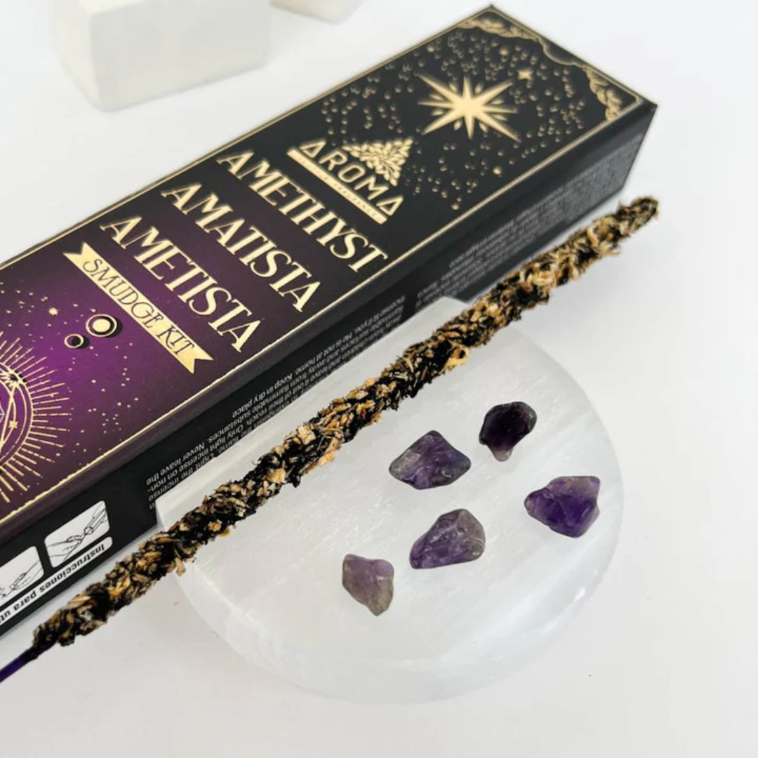 Aroma Amethyst Incense Sticks Crystal Scents