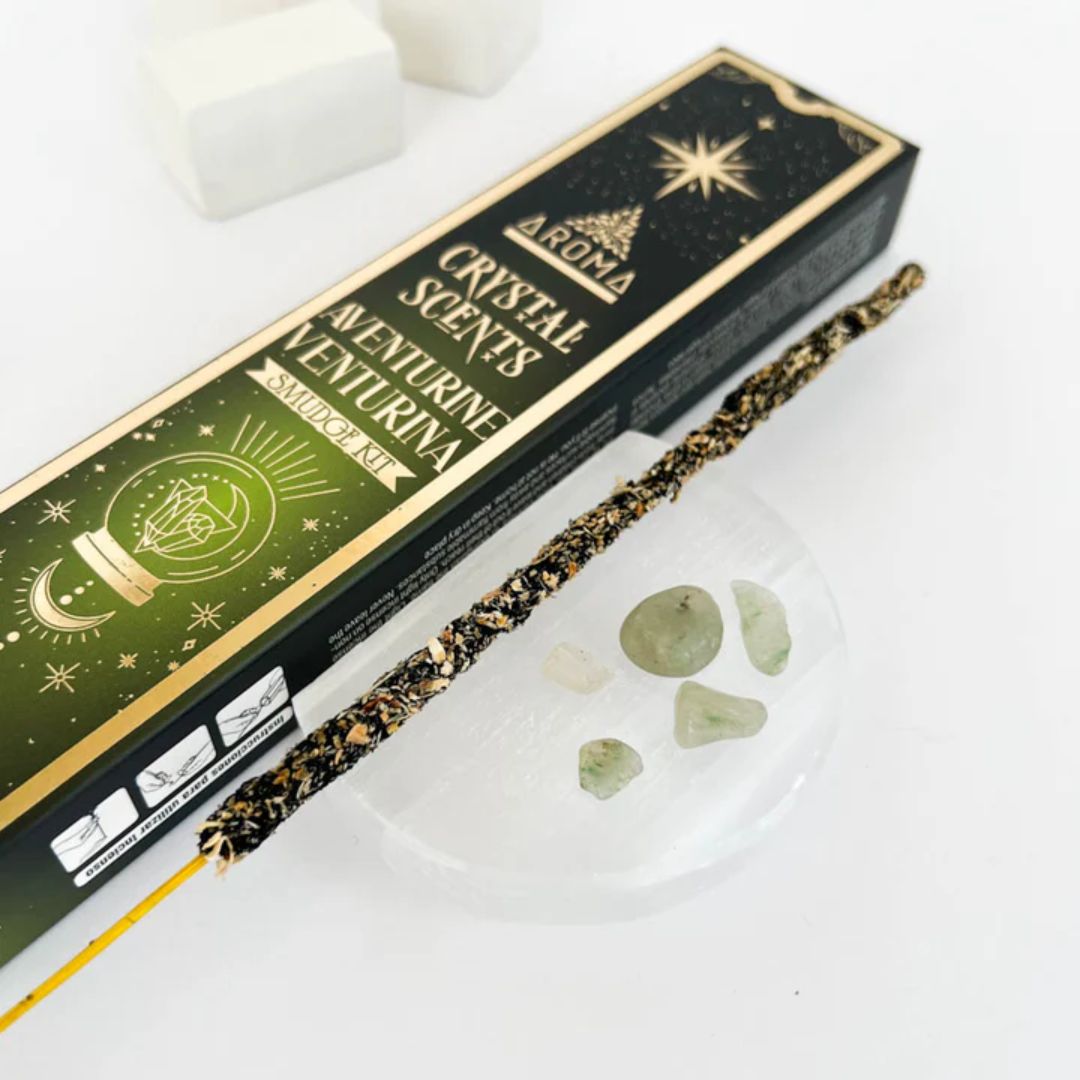 Aroma Crystal Scents Aventurine Incense Sticks